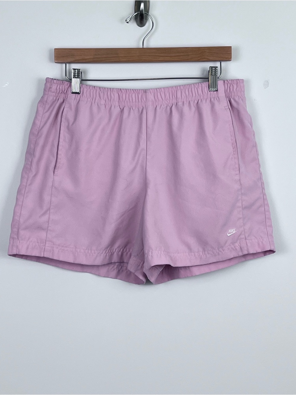Nike Sportswear Women's Pink Drawstring Unlined Shorts Size M; Casual, Travel